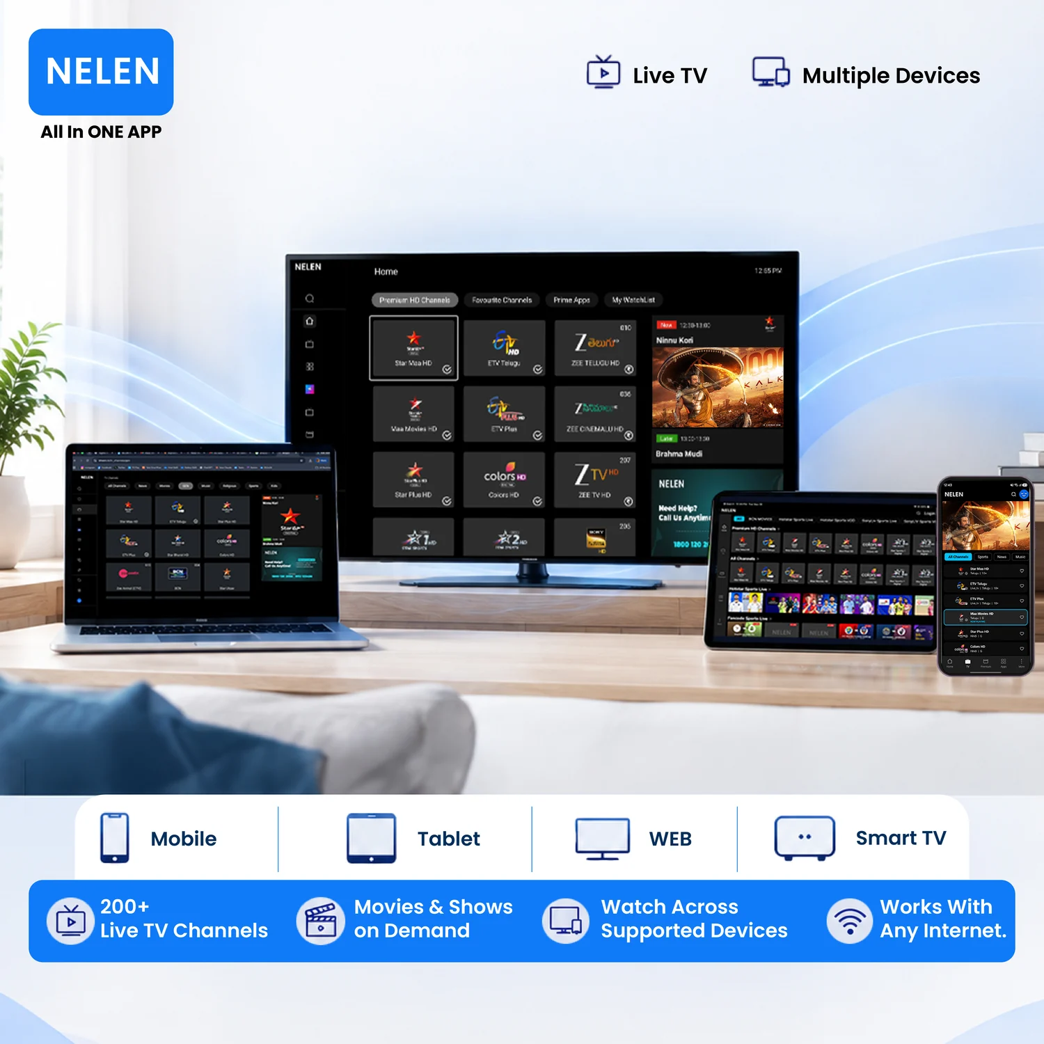 Watch NELEN on the Screens You Already Use.